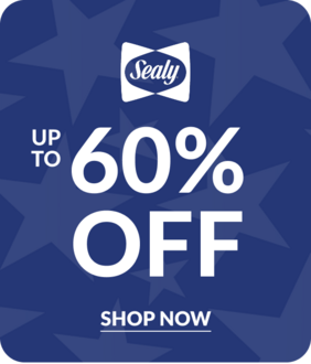 Sealy up to 60% off Shop Now