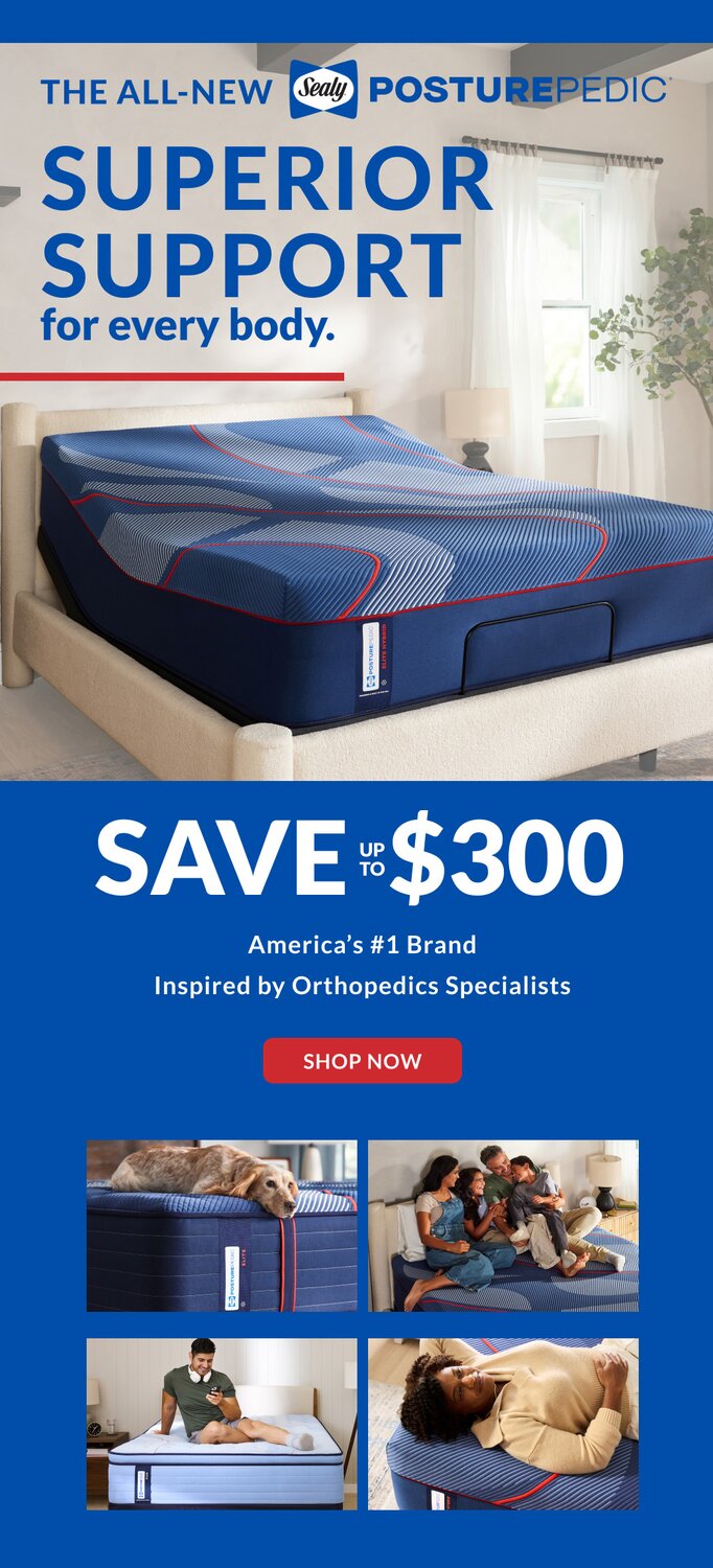 Sealy Posturepedic save up to $300