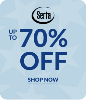 Serta up to 70% off Shop Now