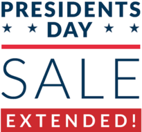 Presidents Day Sale EXTENDED