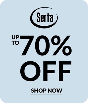 Serta up to 70% Off