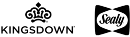 Kingsdown and Sealy logos