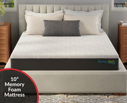 SomosBeds 10 inch memory foam mattress