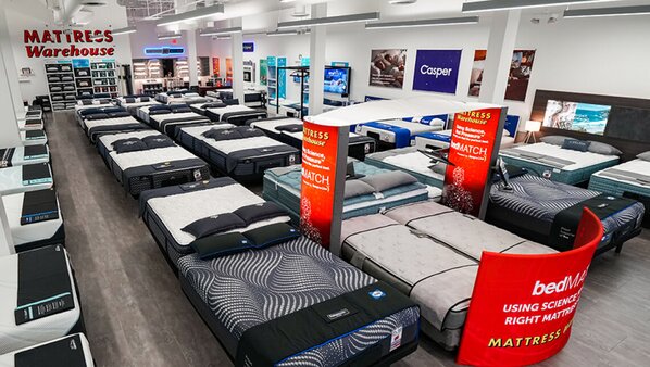 Mattress Warehouse store interior