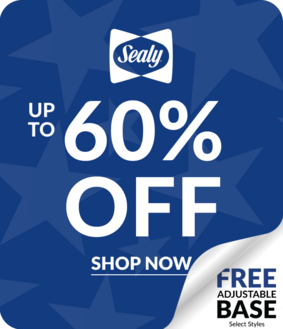 Sealy up to 60% off Shop Now. Free adjustable base select styles