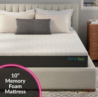 Somosbeds 10" memory foam mattress