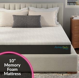 Somosbeds 10" memory foam mattress