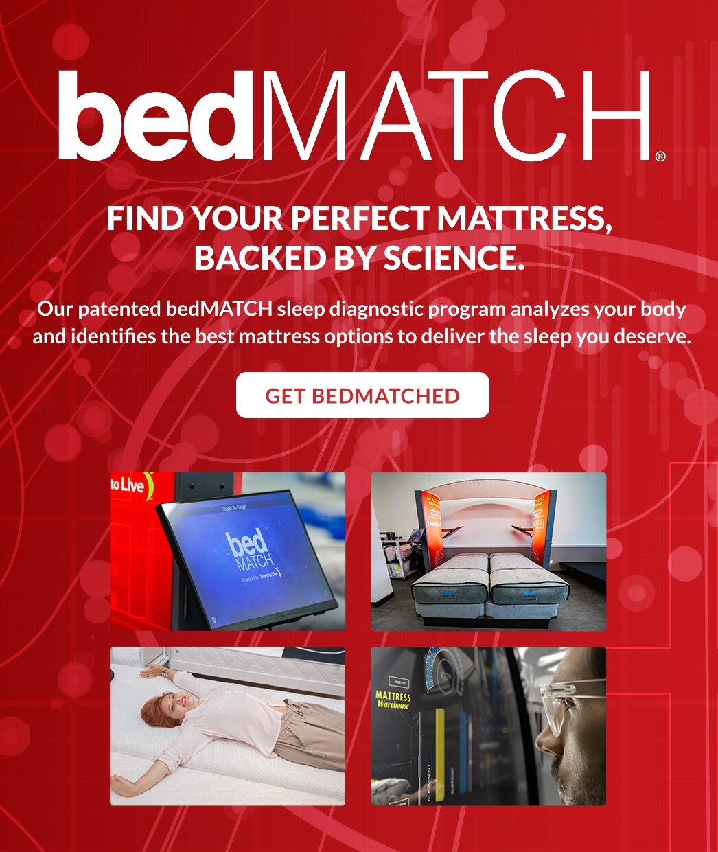 Find your perfect match with bedMATCH