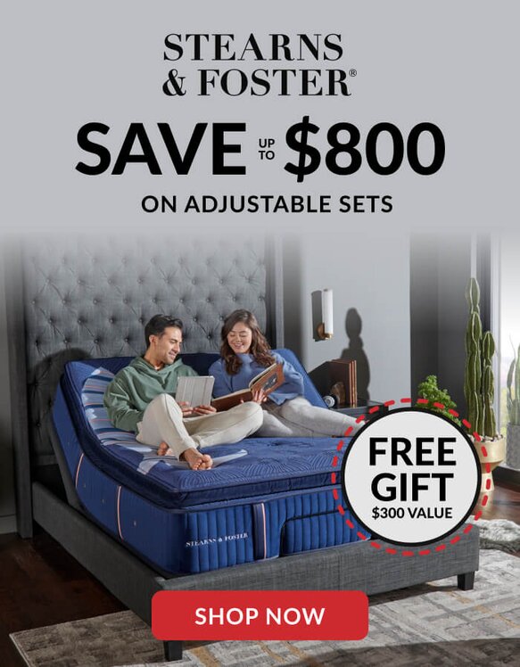 Stearns & Foster Save up to $800