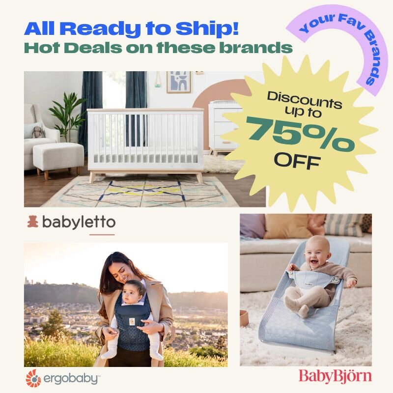 Ready to ship, up to 75% off