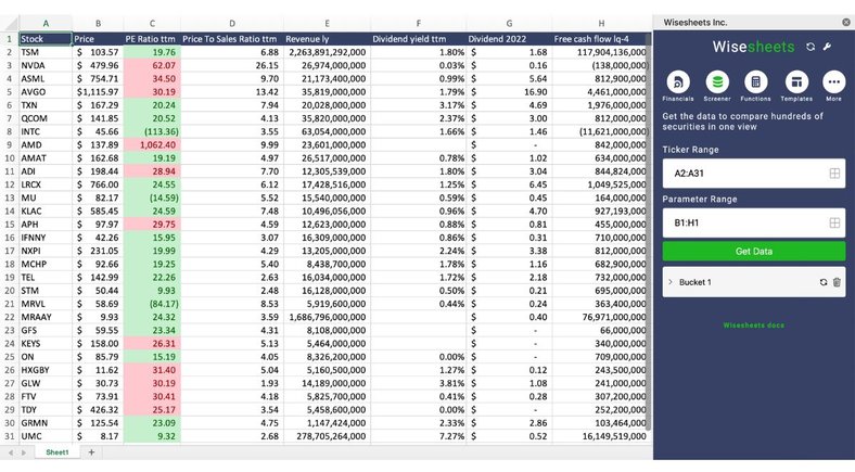 spreadsheet stock screener