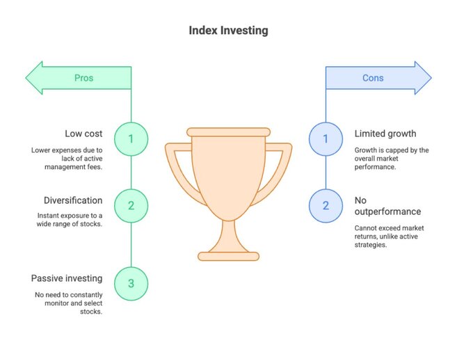 index investing pros and cons