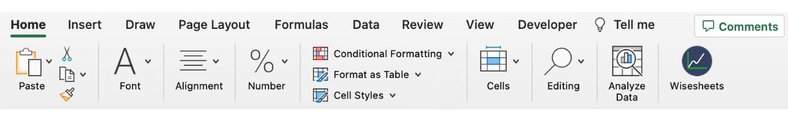 Wisesheets on Excel