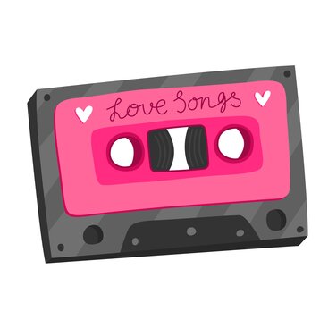 Love songs cassette tape