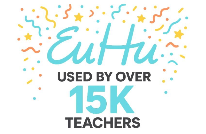 Euhu used by over 15000 teachers