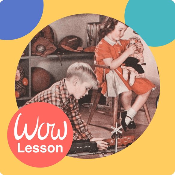 KS1 Year 1 Year 2 History Living Memory (Toys) EuHu WOW Lesson