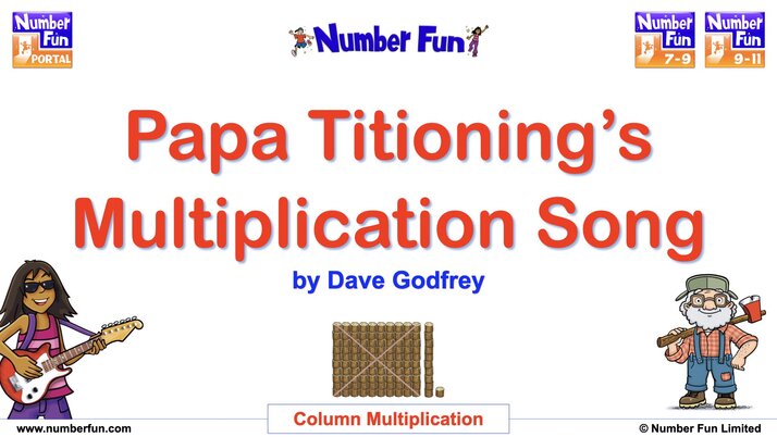 Papa Titioning's  multiplication song