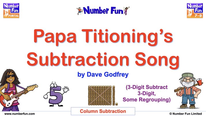 Papa Titioning's subtraction song