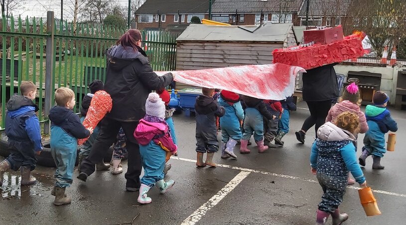 Primary school students exploring real-world science with hands-on activities