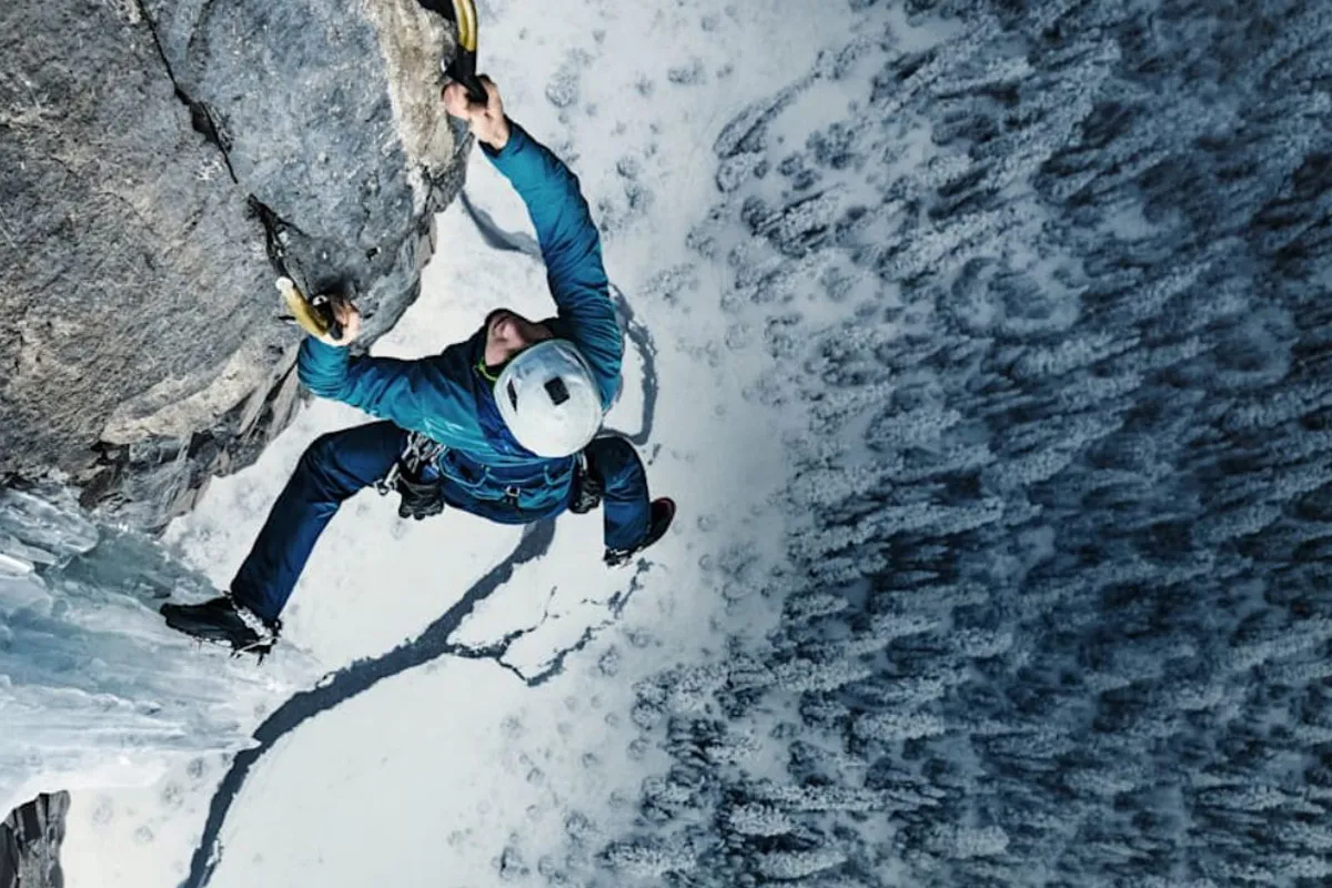 Marc-André Leclerc climbing