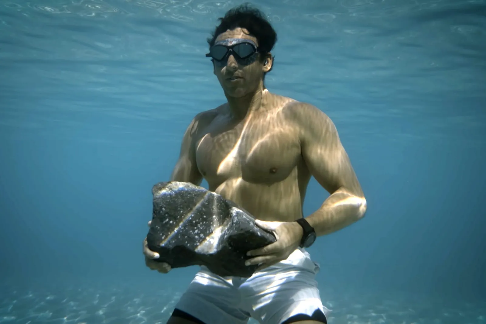 rock run swim navy seal raider underwater frogmen