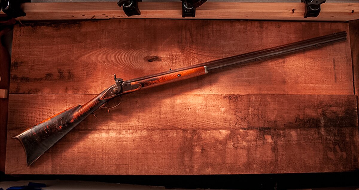 black powder hawken rifle