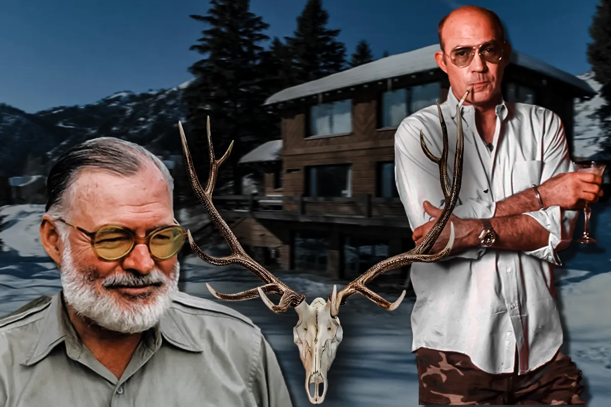 hunter thompson stole hemingwway's antlers