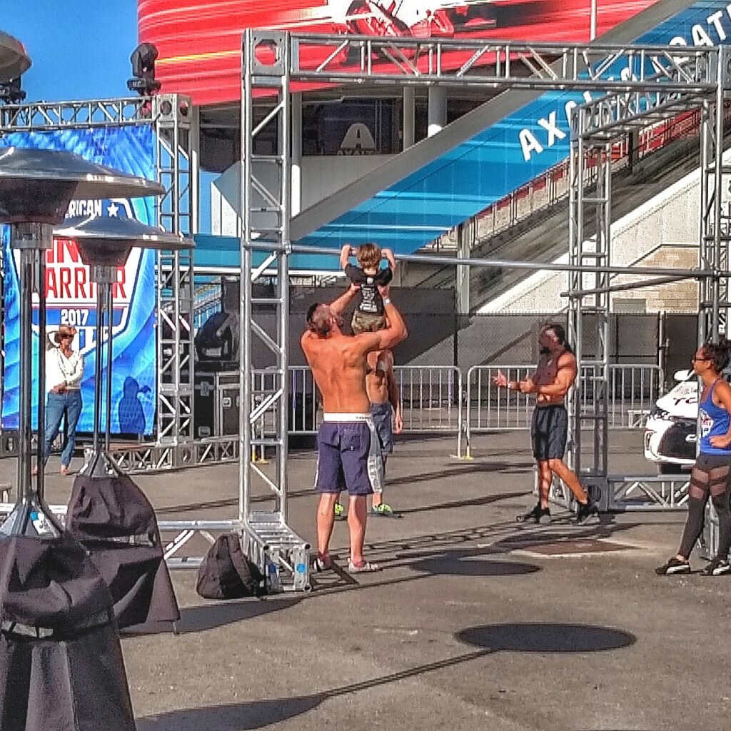 American ninja warrior backstage