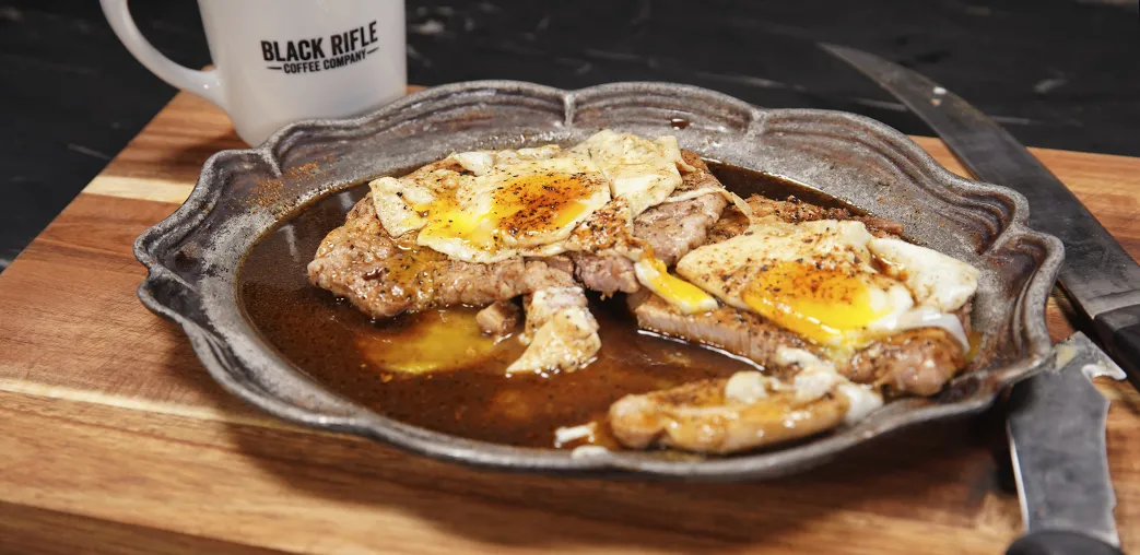 How to Make Ham Steak & Eggs the Black Rifle Coffee Way