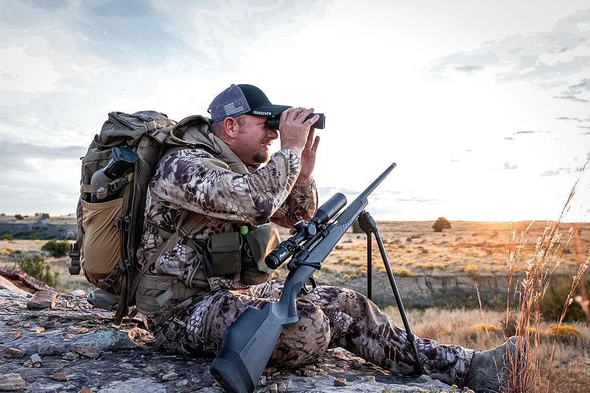 Hunter using Savage Arms Impulse Mountain Hunter