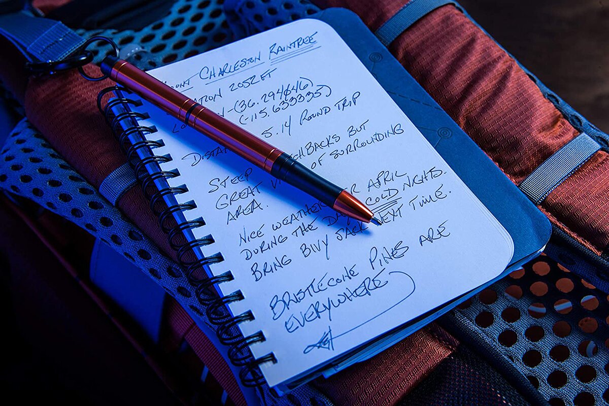 Fisher Backpacker. Pen gear guide