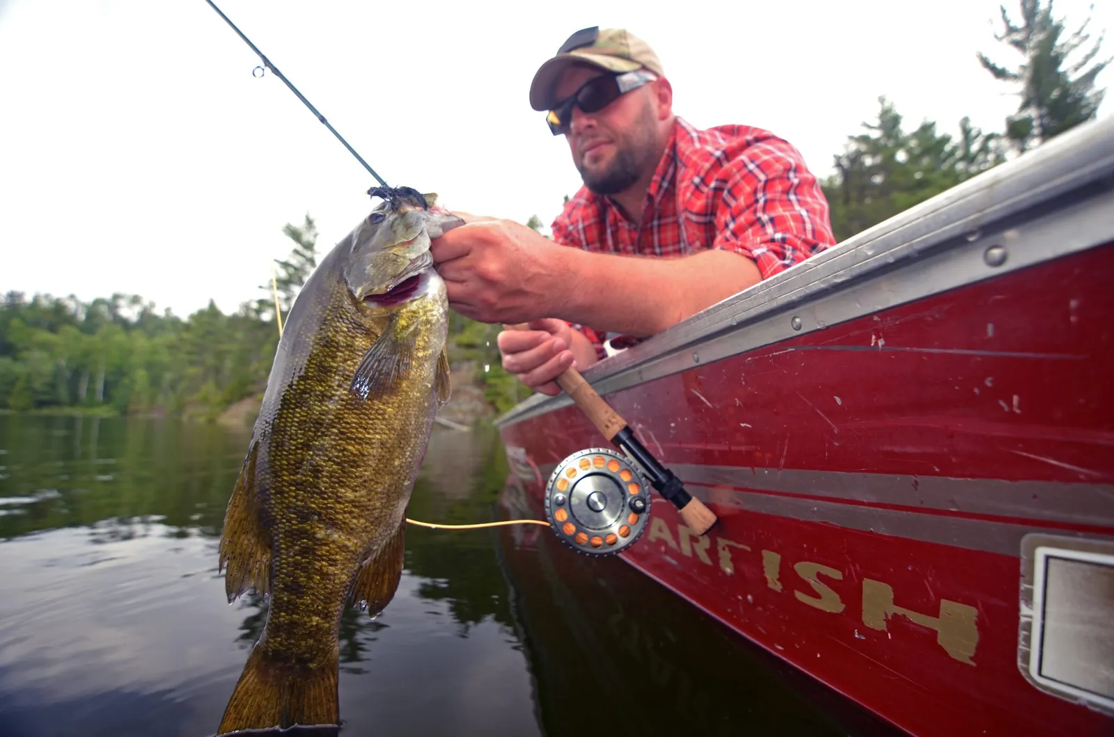 muskie fishing, canada, free range amerian