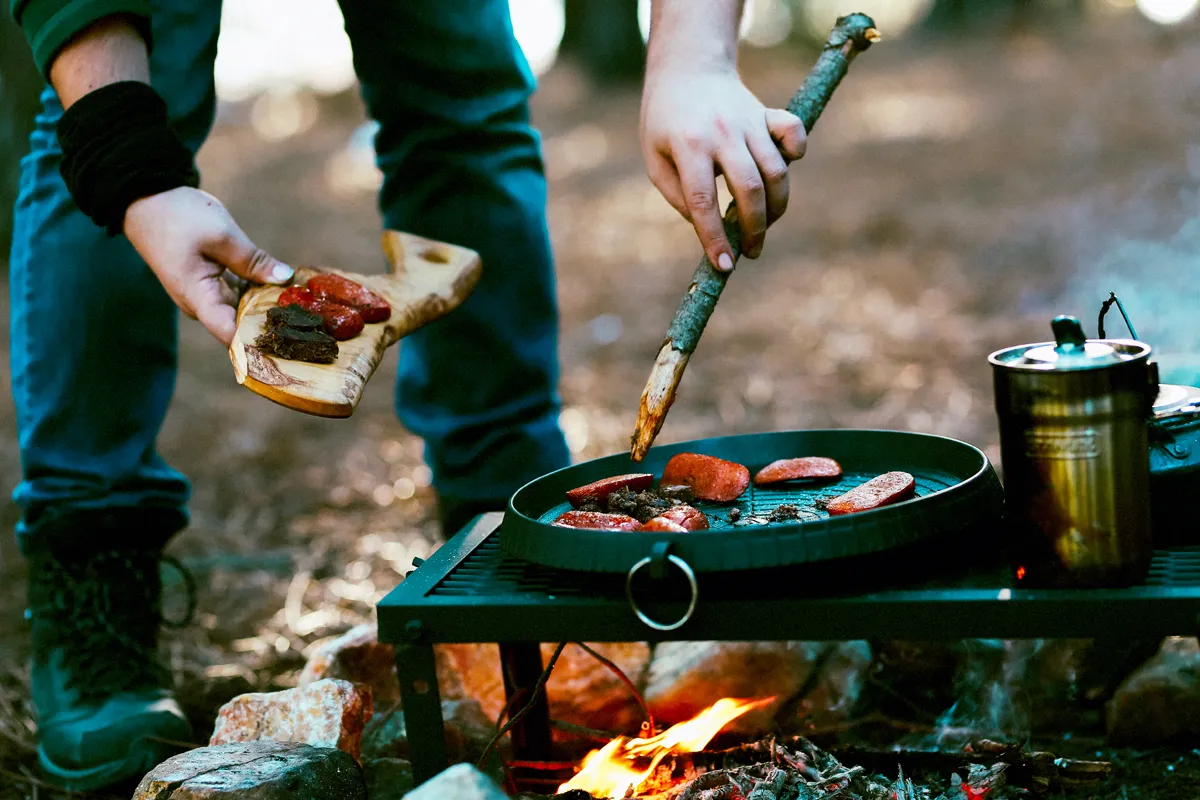 cooking on a campire