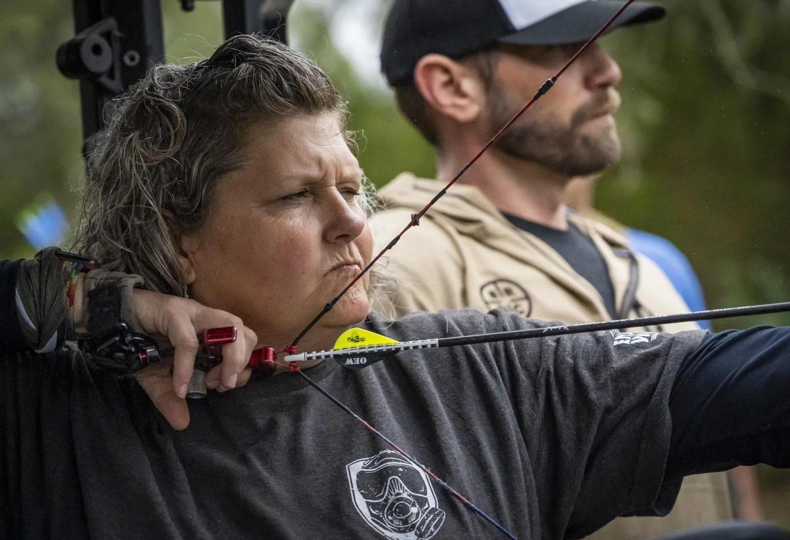 lia coryell veteran adaptive athlete archery shoot