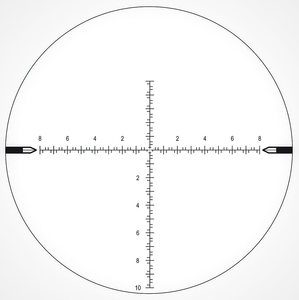MRAD reticle