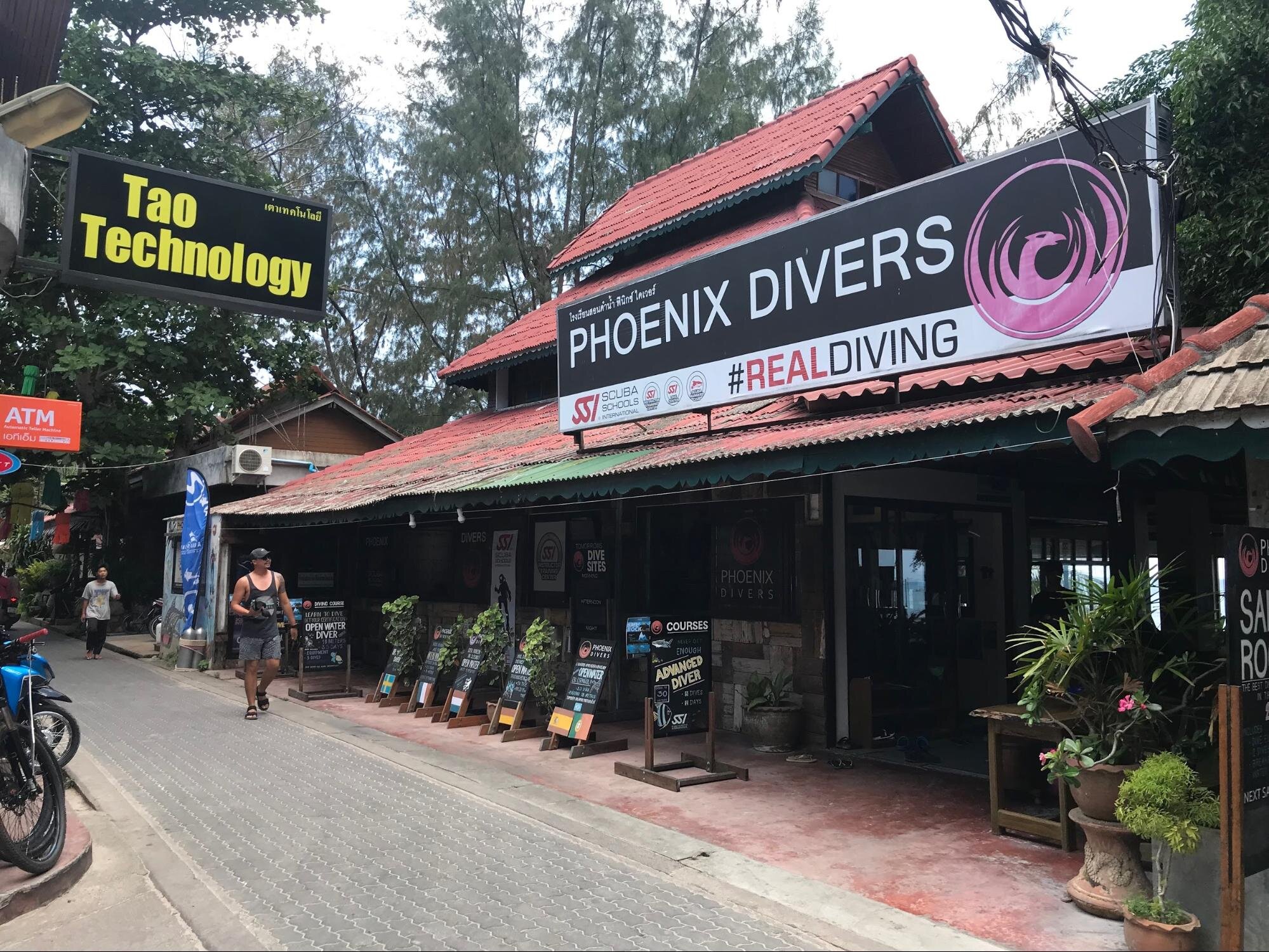 diving