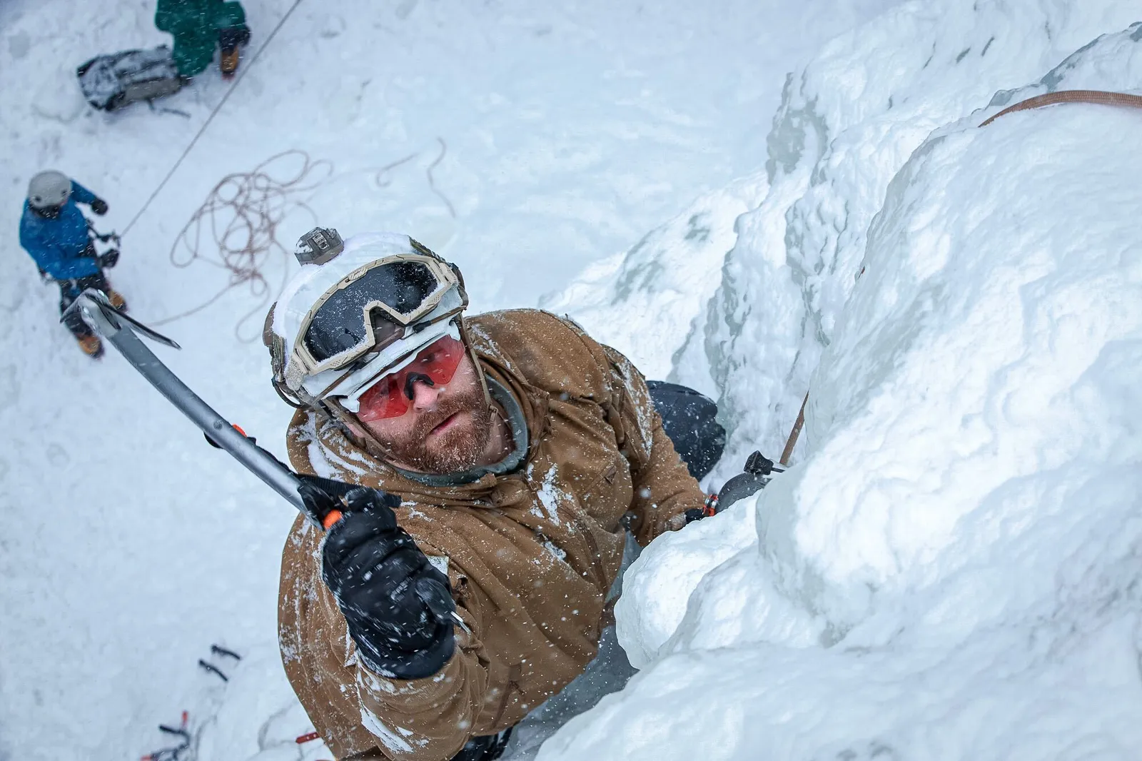 ice climbing