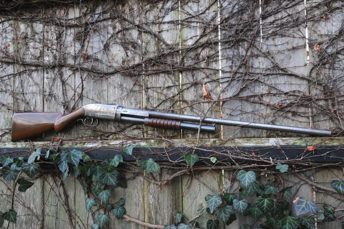 Christopher Spencer’s slide-action shotgun was used to guard prisoners and factories during WWI.