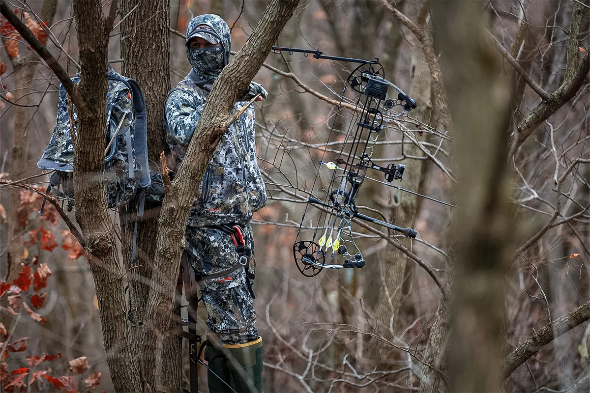 Brands like Sitka Gear put together systems of clothing with items that work together to keep you comfortable in the stand.