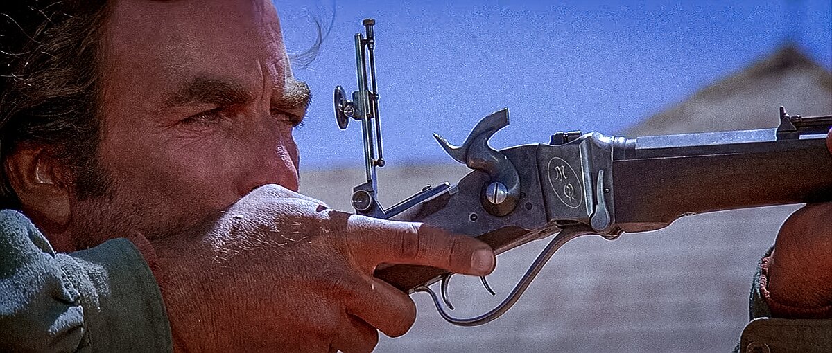 Matthew quigley and his sharps rifle