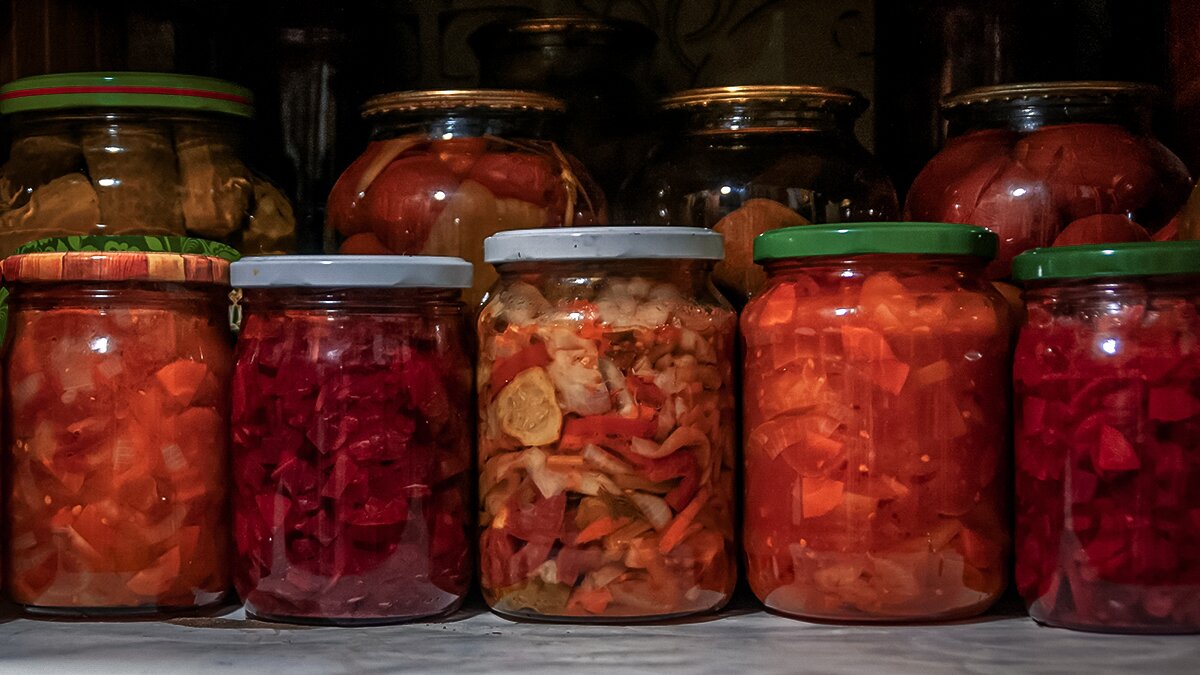 stockpiling food