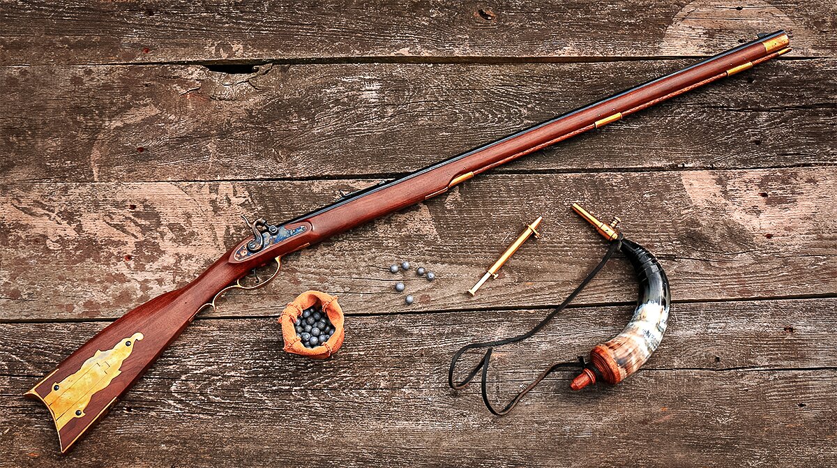 black powder kentucky long rifle