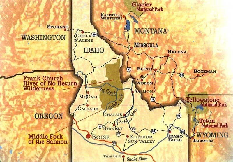 frank church wilderness in idaho