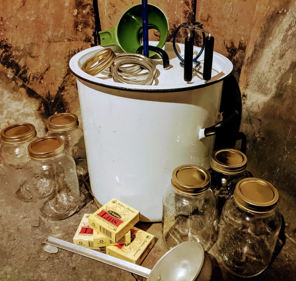 water bath canning supplies
