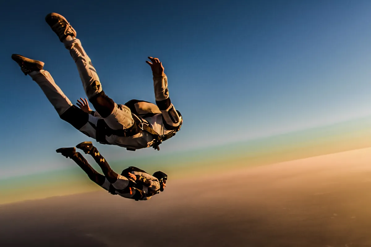skydiver rescue