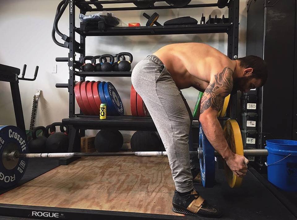 Mat Fraser home gym