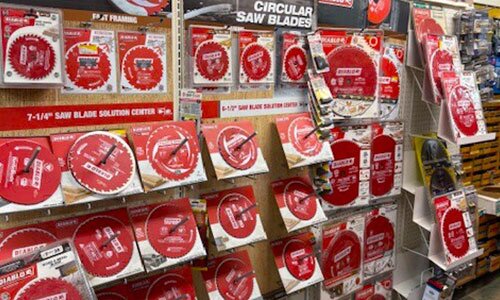 Tool department at Moninghoff Appliance and Supply.