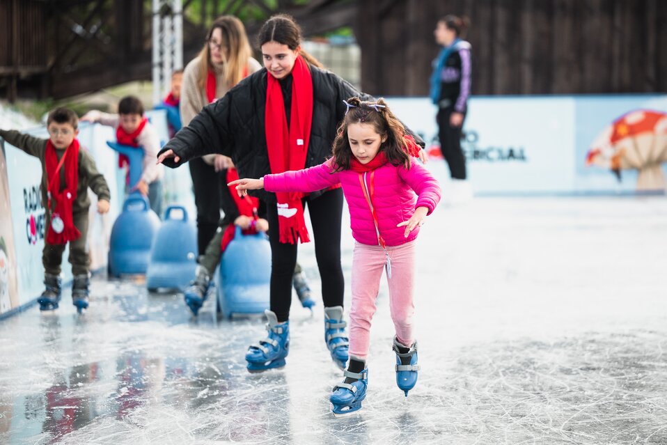 Ice rink at Óbidos Vila Natal