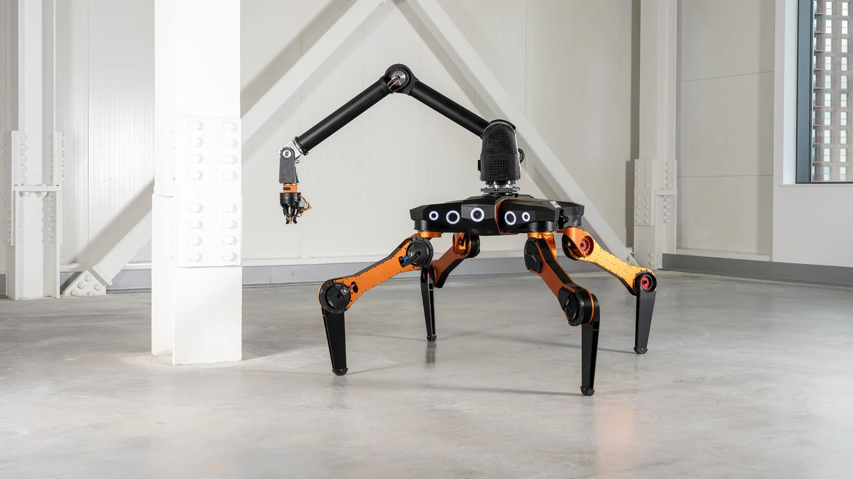 The All3 Mantis autonomous construction robot