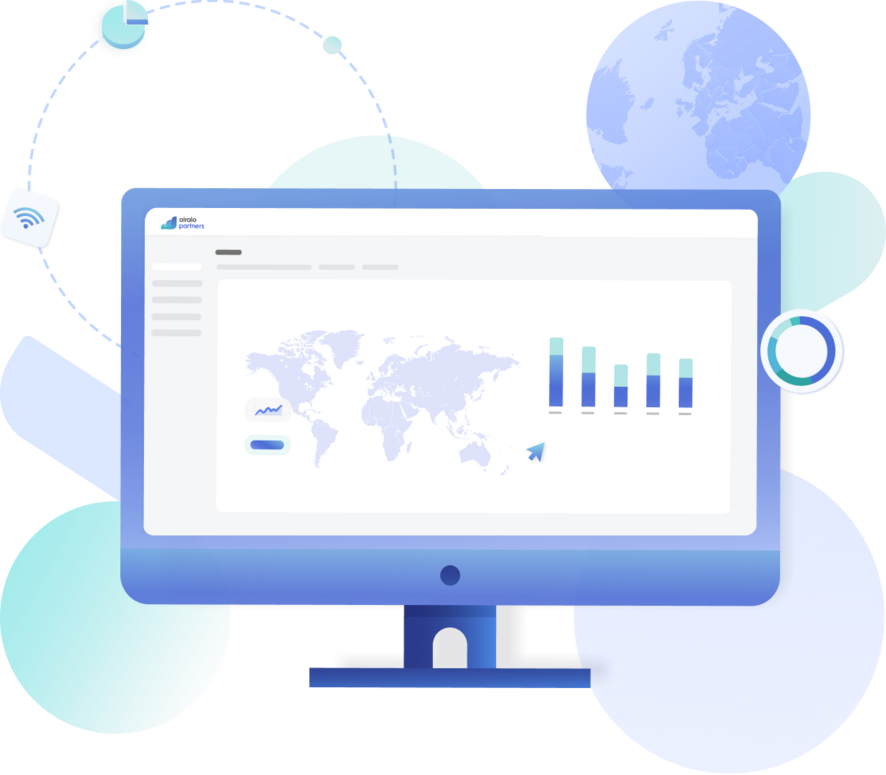 Airalo Airlines Hero illustration